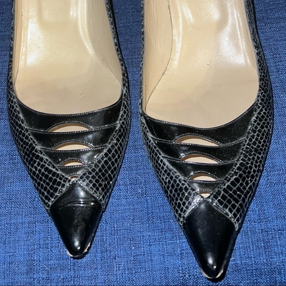 Jimmy Choo Snake Print Pumps - Picture 2 of 5